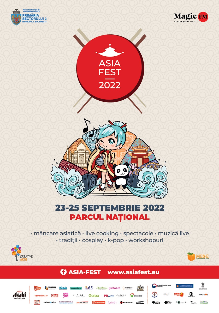 Incepe cea de-a noua editie a ASIA Fest, intre 23 – 25 septembrie, in Parcul National din Bucuresti