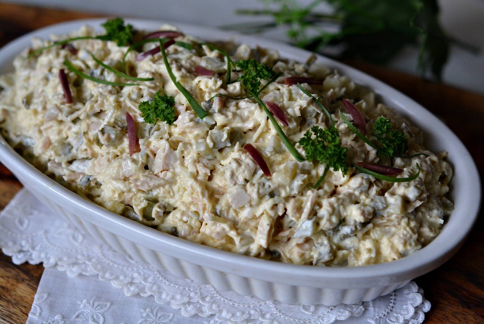 Salata de pui cu telina si maioneza