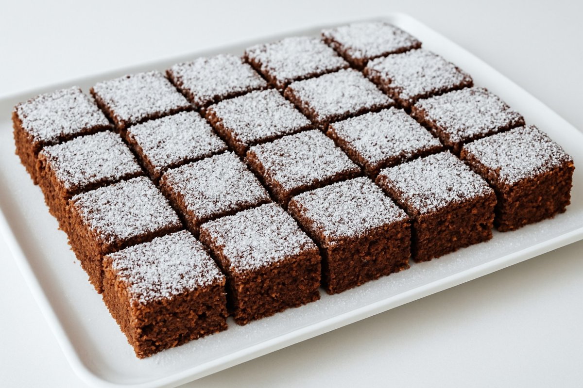 Negresa de post cu gem - cea mai simpla, delicioasa si rapida prajitura de post