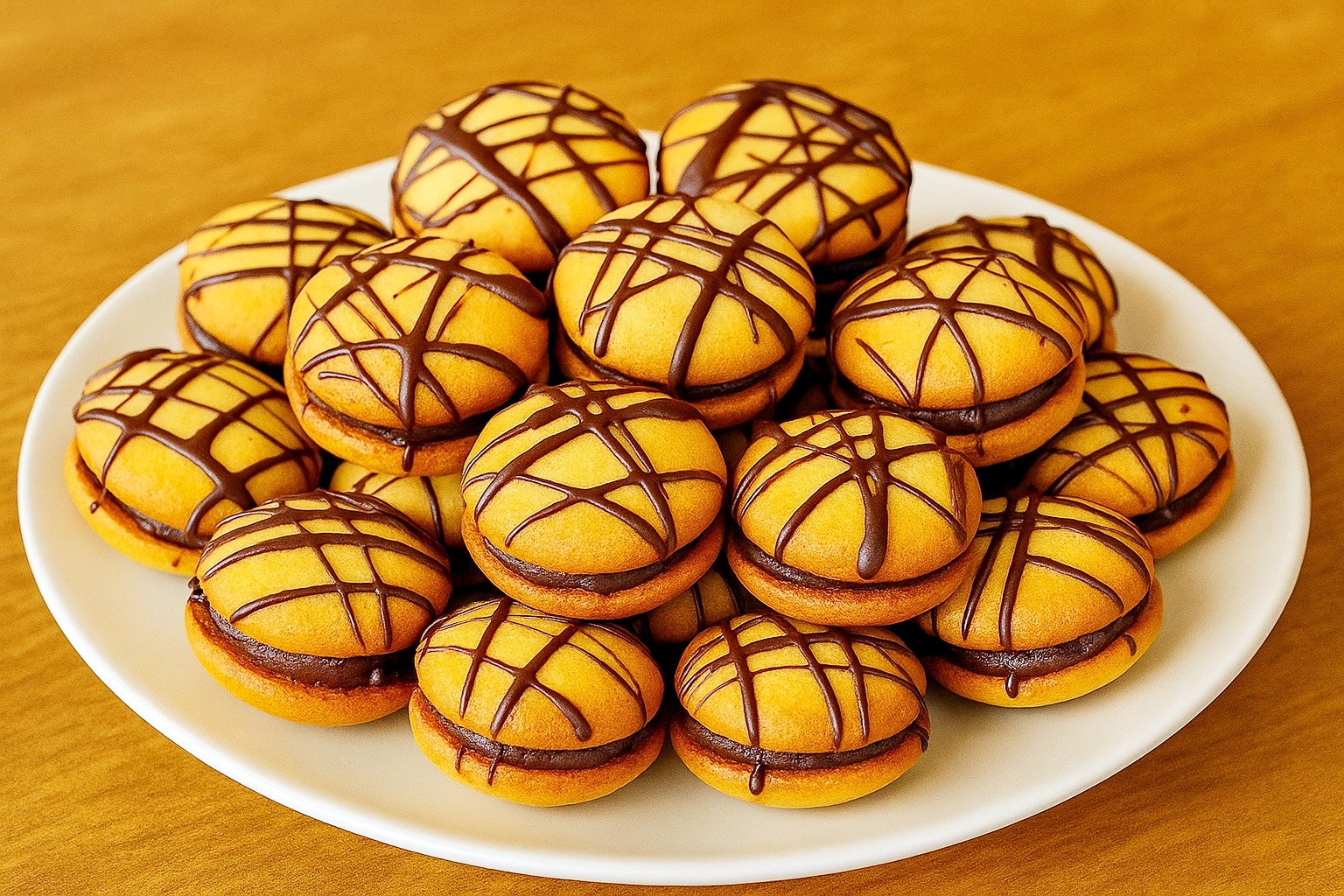 Paleuri cu ciocolata – reteta pas cu pas de fursecuri fine de cofetarie