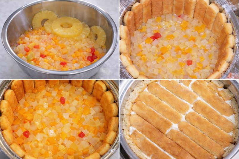 Tort Diplomat cu fructe si frisca naturala - reteta clasica, simpla si delicioasa