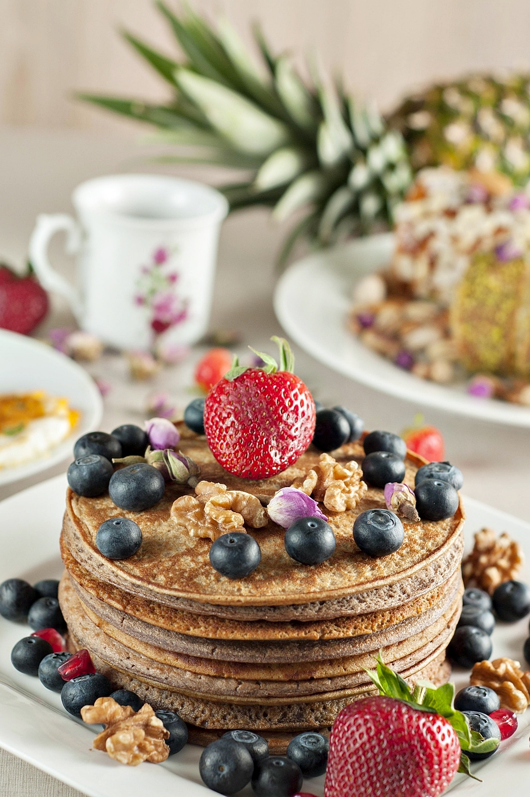Clatite pufoase cu cacao. Reteta simpla si delicioasa de pancakes