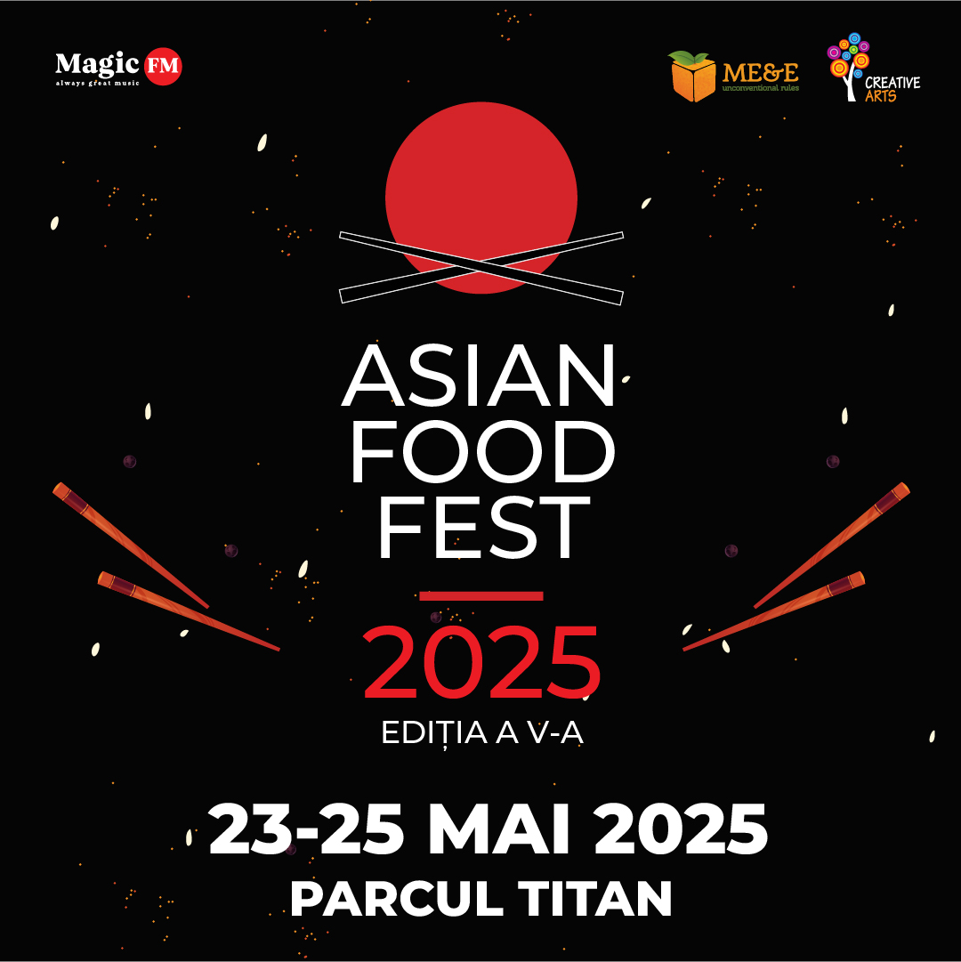 Călătorie culinară prin Asia, fără pașaport: Parcul Titan găzduiește cea de- a 5-a ediție Asian Food Fest, între 23 și 25 mai