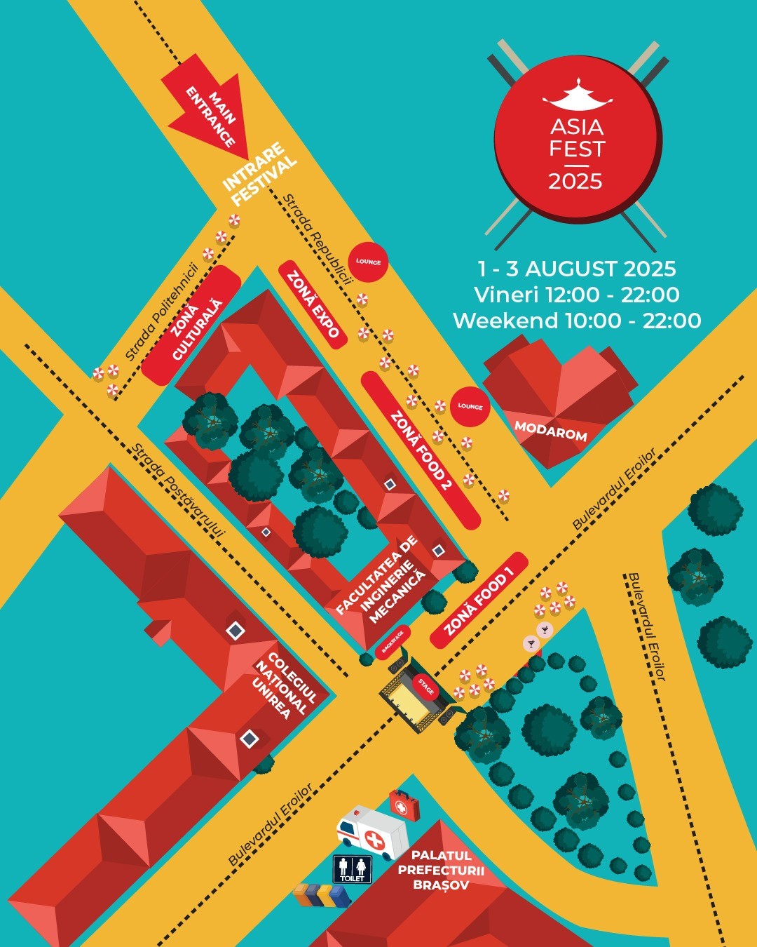 Asia Fest ajunge pentru prima dată la Brașov 1-3 august, trei zile de cultură și gastronomie asiatică în inima orașului