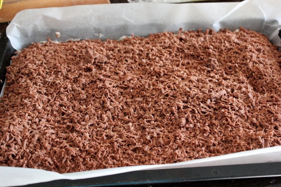 Prajitura Rudy - reteta de prajitura frageda cu cacao si branza dulce