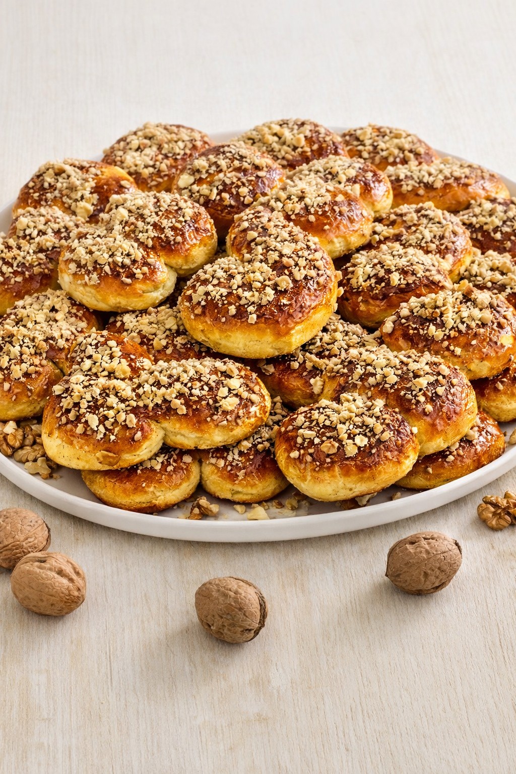 Mucenici moldovenesti de post - reteta simpla si delicioasa pentru mucenici pufosi cu miere si nuca