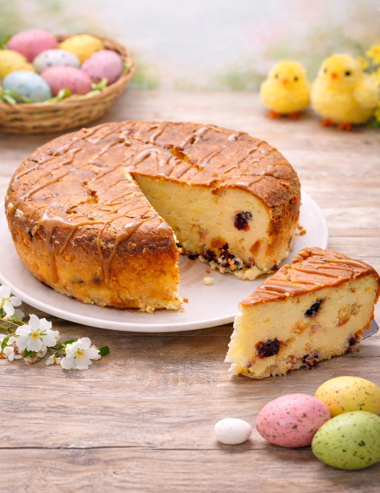 Pasca fara aluat cu branza dulce si smantana - reteta delicioasa si usor de facut