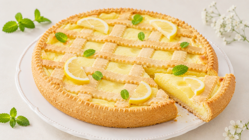 Tarta cu crema de lamaie - reteta simpla, delicioasa si usor de preparat