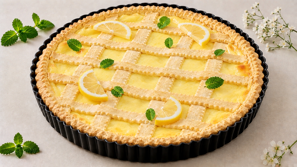 Tarta cu crema de lamaie - reteta simpla, delicioasa si usor de preparat