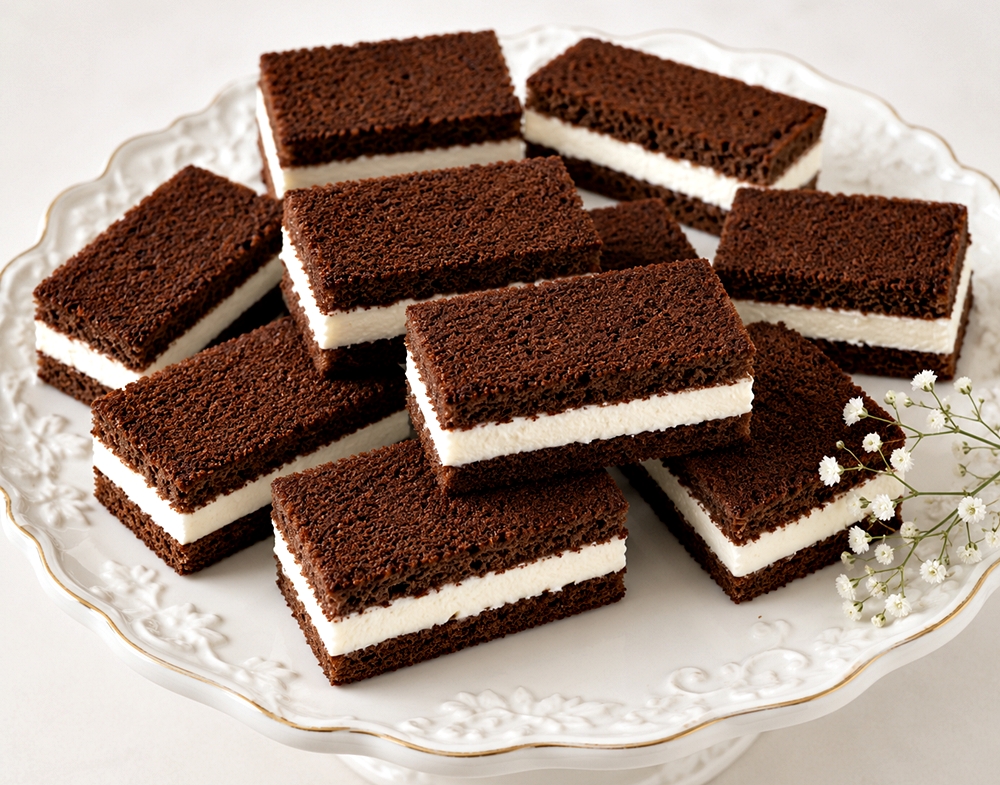 Prajitura Kinder felie de lapte - reteta de casa usoara si delicioasa