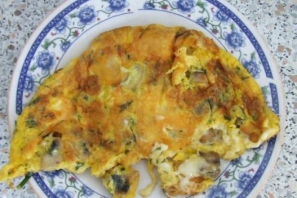Omleta ciuperci & mozzarela