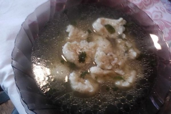 Supa cu galuste de gris