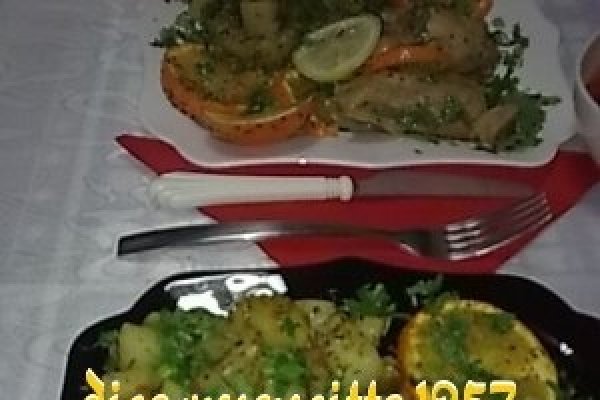 Cartofi taranesti cu pui si citrice