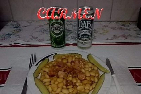 Iahnie de fasole alba, cu ciolan afumat