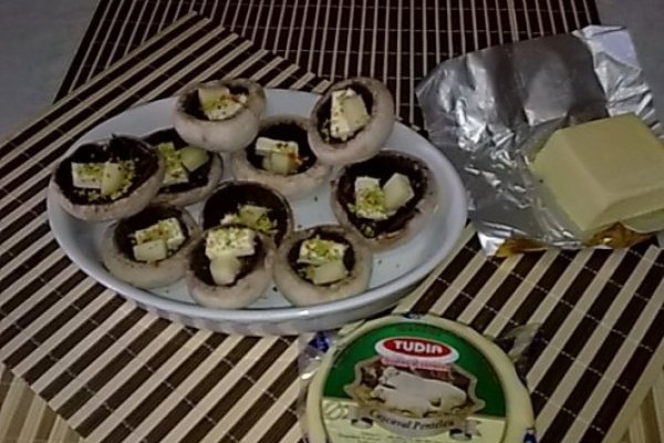 Ciuperci cu unt si cascaval