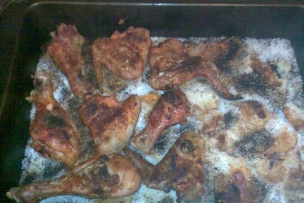 Pulpe de pui pe sare