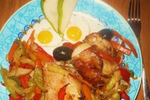 Pui cu legume si pere