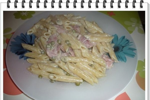 Paste cu prosciutto si mazare