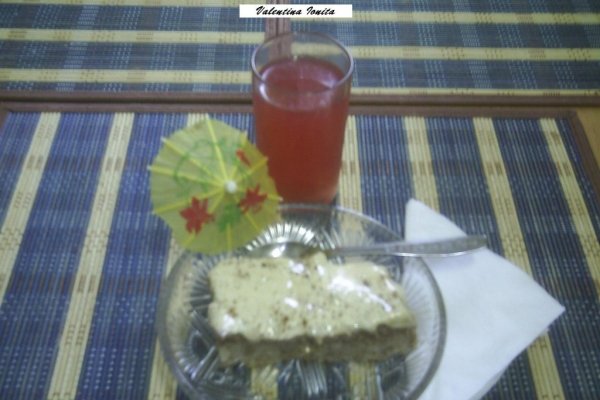 Prajitura cu spuma de zahar ars