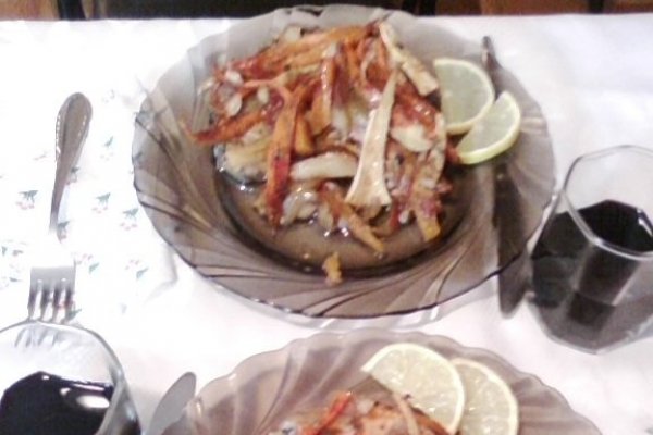 Medalion de rechin cu legume