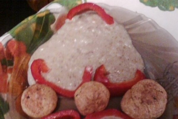 Garnitura de hrisca cu sos de peste