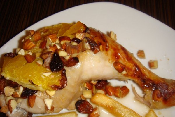 Pui cu miere si portocala