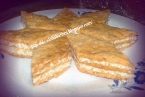 Prajitura cu foi din suc de rosii