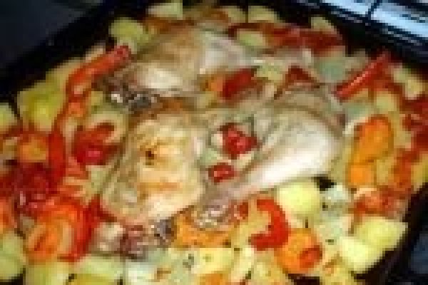 Pulpe de pui la cuptor