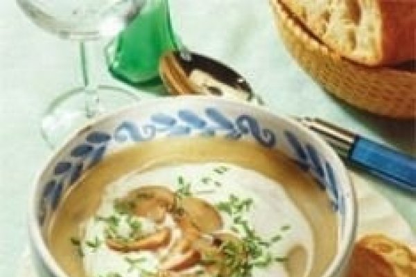 Supa crema de ciuperci.