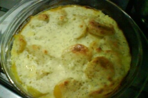 CARTOFI CU CAS LA CUPTOR