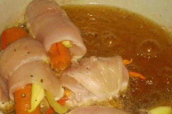 Rulouri de pui cu banane