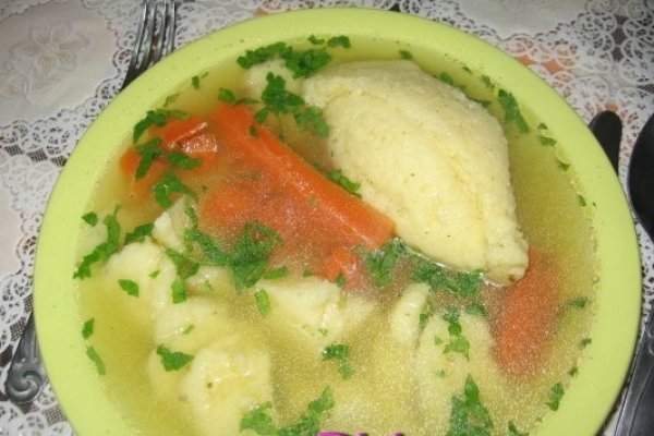 Galuste de gris pentru supa de pui