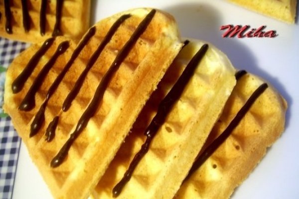 Gauffre cu nuca de cocos