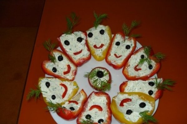 Ardei umpluti cu branza Filadelfia