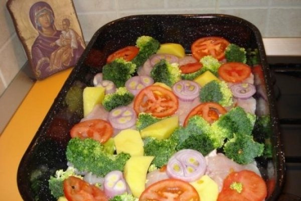 Friptura la tava cu legume