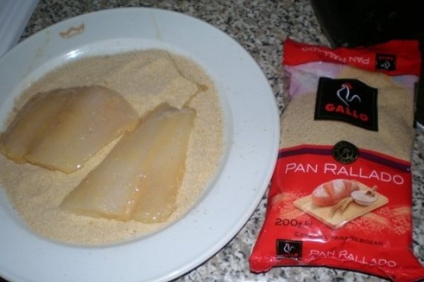 Peste impanat cu omleta