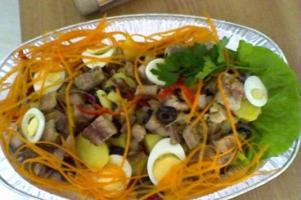 Salata ca macrou afumat