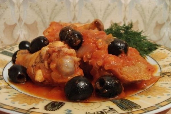 Pui cu rosii si masline