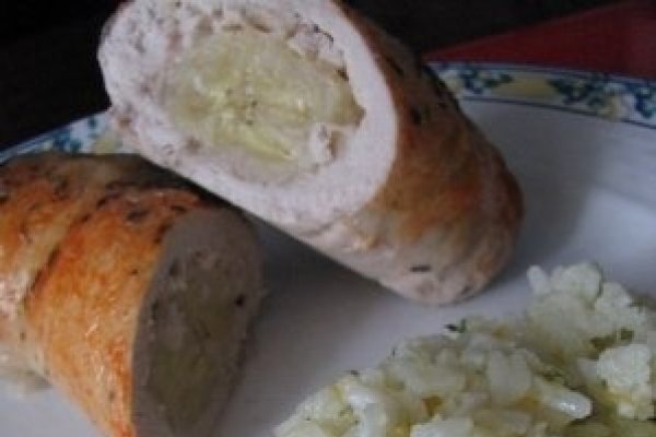 Piept de pui cu banane