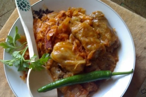 Sarmale in frunze de varza