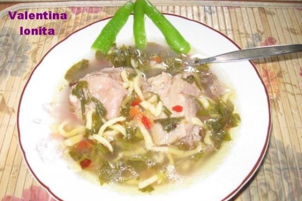 Bors de gaina cu loboda