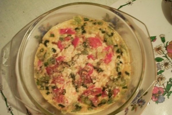 Omleta la microunde a la Tradaro