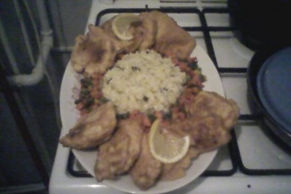 PLATOU PANGASIUS CU OREZ SI LEGUME