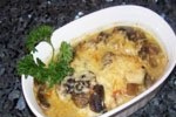 Pui cu ciuperci si smantana