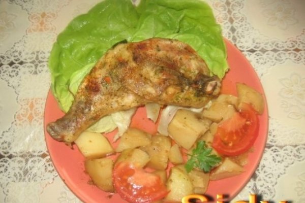 Pulpe in vas roman, cu cimbru si cu vin