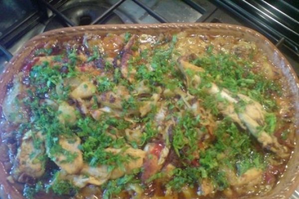 Piept de pui cu legume