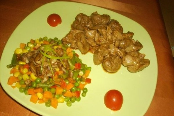 Ficatei de Pui cu Legume Mexicane