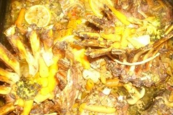 Coronita de Miel si bucati de pulpa la cuptor