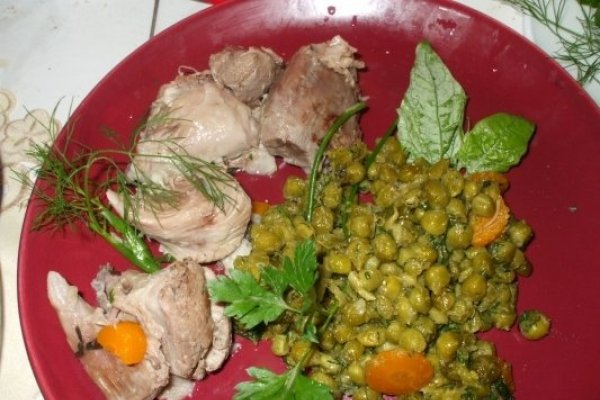 Mazare sote cu rasol de jambon