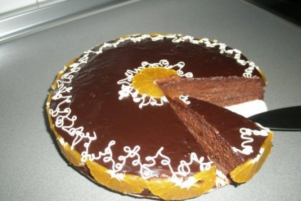 Tort simplu de ciocolata